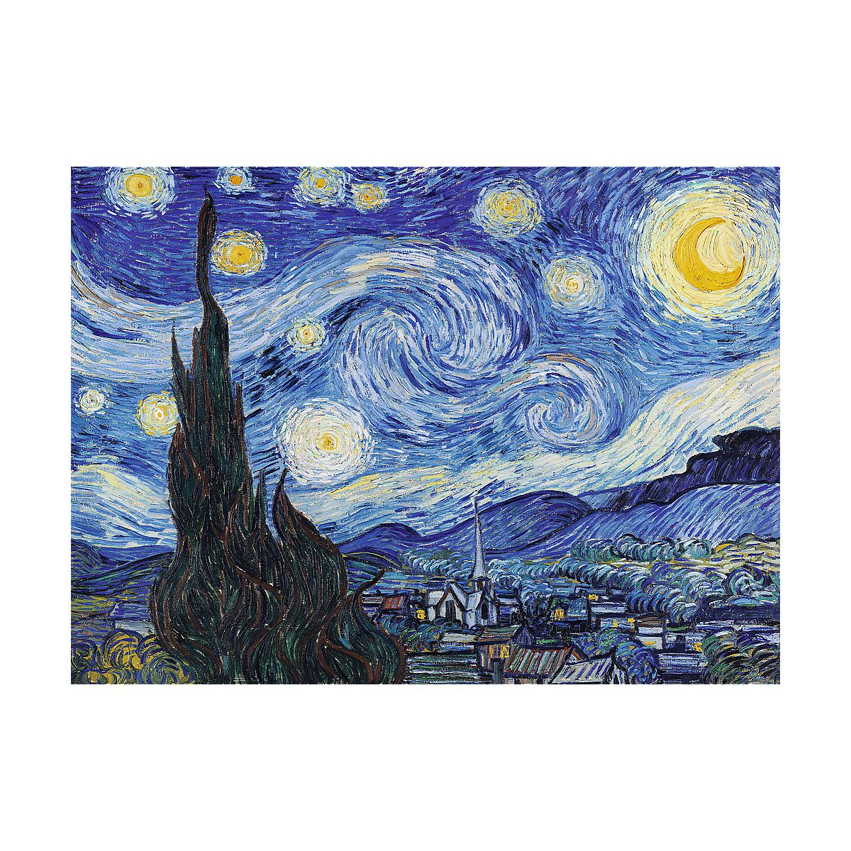 Puzzle Trefl Drewniane Gwiaździsta Noc - Vincent van Gogh (20248)