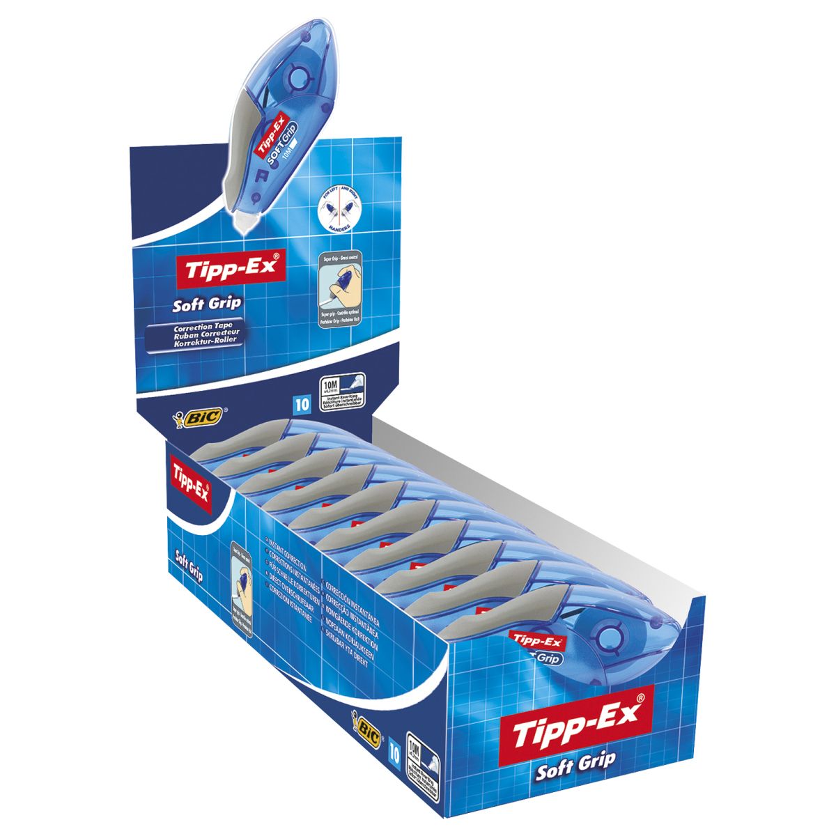 Korektor w taśmie (myszka) Tipp-Ex Soft Grip 4,2x10 [mm*m] (895933)