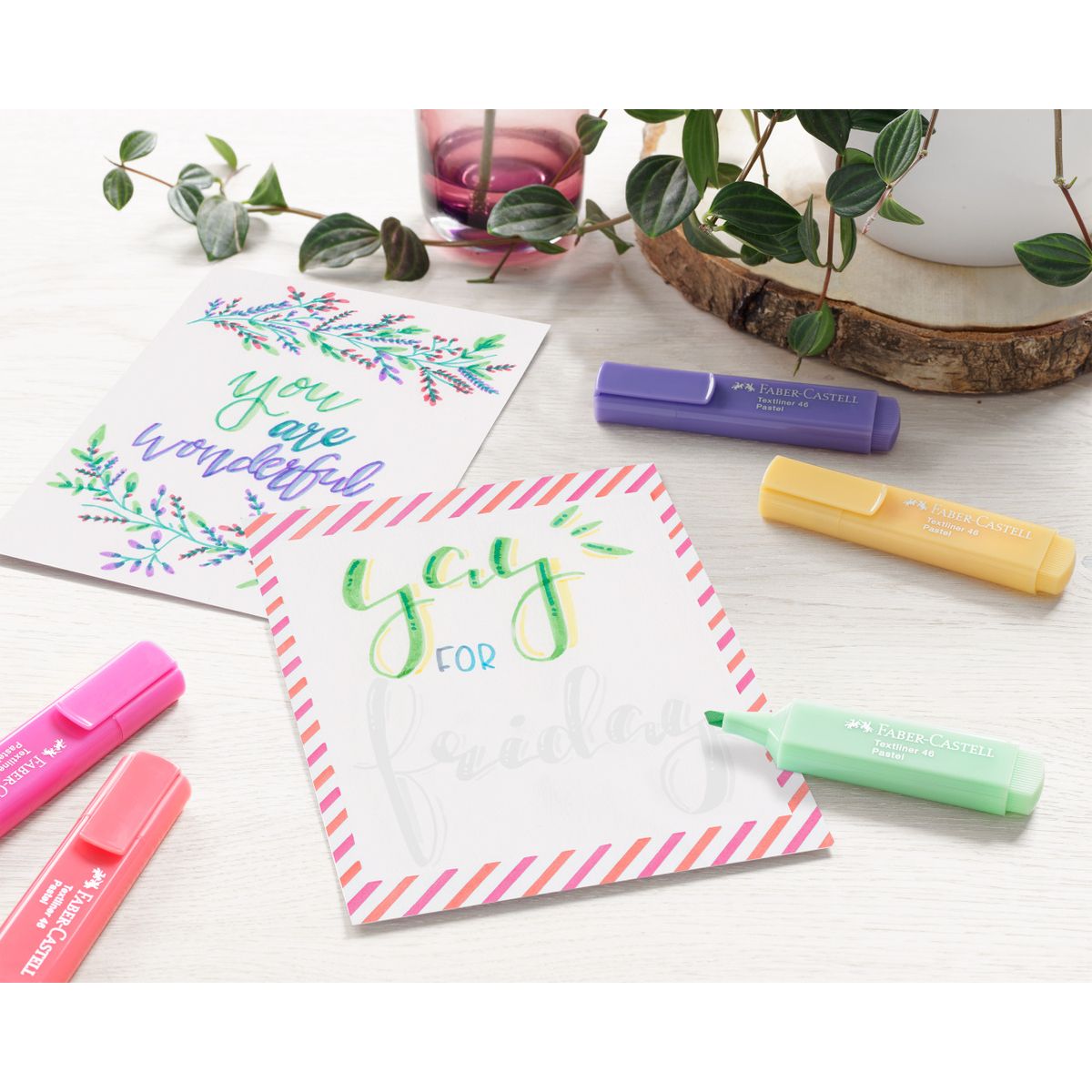 Zakreślacz Faber Castell Pastel 4 kolory (FC154610)