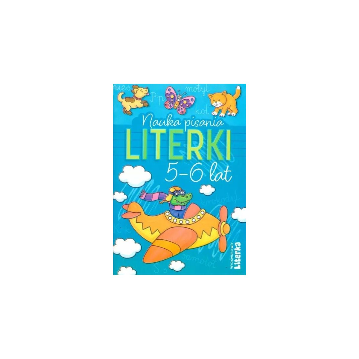 Książeczka edukacyjna Literka Nauka pisania. Literki 5-6 lat