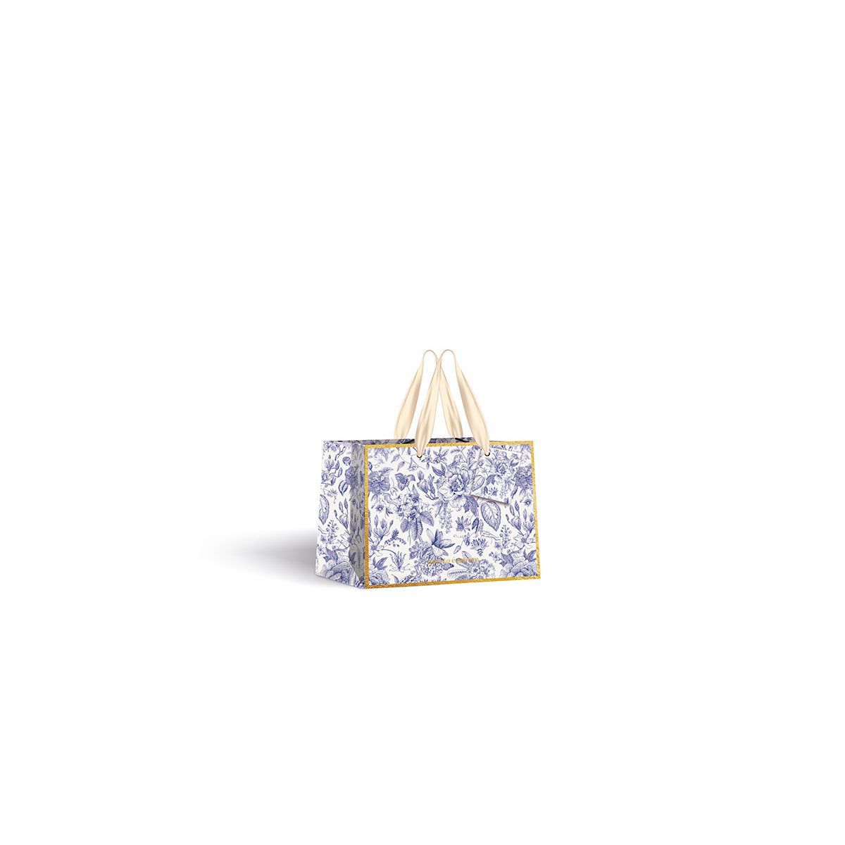 Torba prezentowa GOLD 18x23x10 A5 Interdruk (190g mała pozioma)