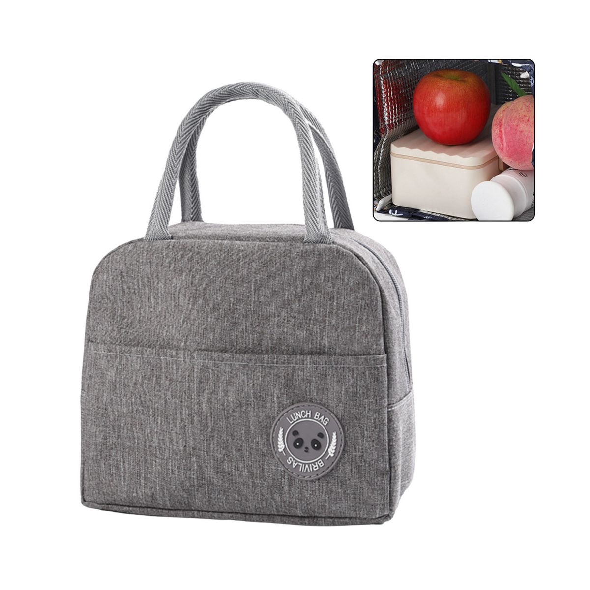 Torba termiczna Best Way 23cm, szara (21582)