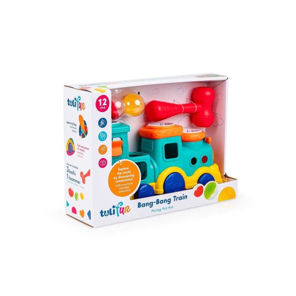 Zabawka edukacyjna Discovery Pociąg Puk Puk (TF30132)