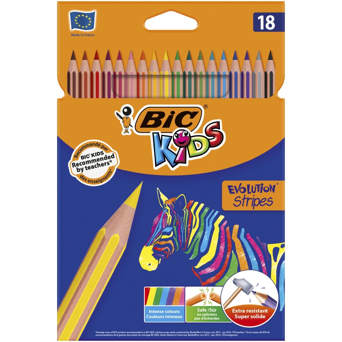 Kredki ołówkowe Bic Kids Evolution 12 kol 18 kol. (829024)