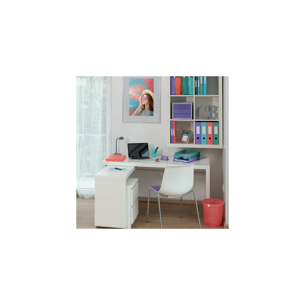 Zszywacz Rapid Colour Breeze F4 lawendowy 10k (5001532)