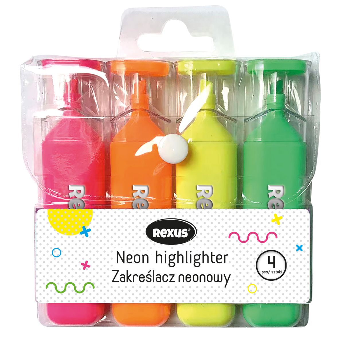 Zakreślacz Beniamin neonowy mix (4644)