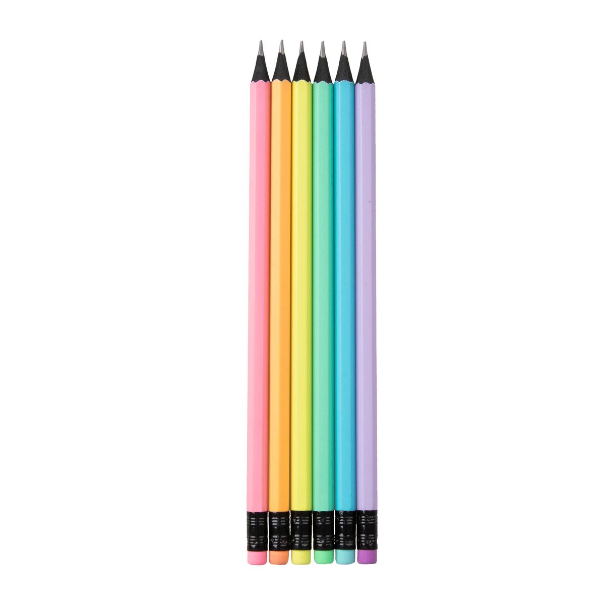 Ołówek Strigo HB pastelowy z gumką 5902315575684 HB (SSC283)