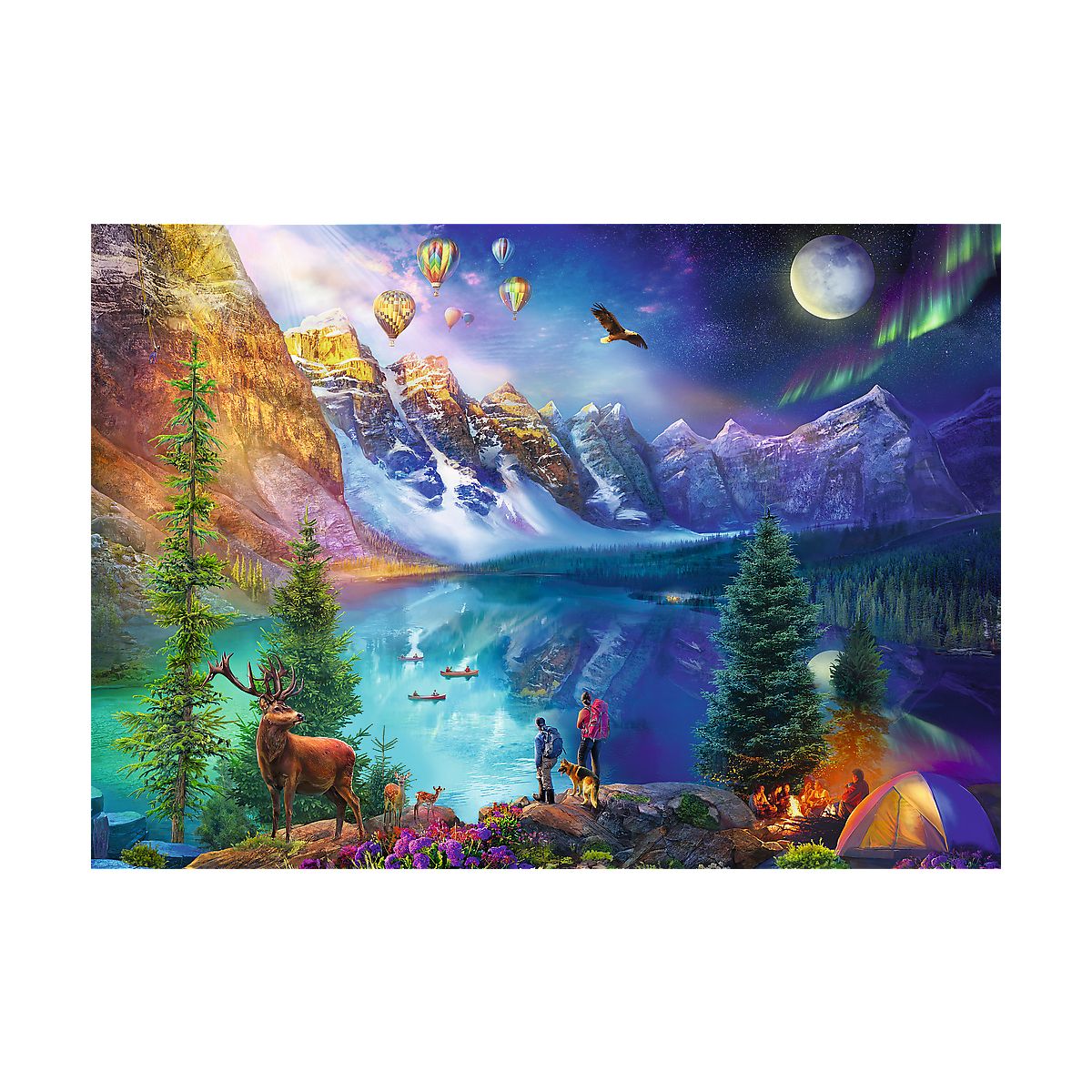 Puzzle Trefl Wycieczka po Ameryce 2x500 el. (37500)