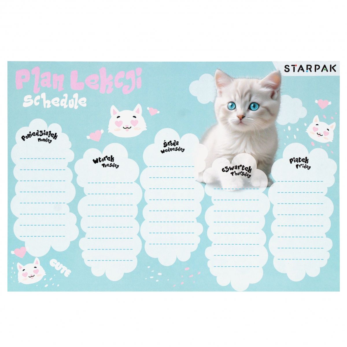 Plan lekcji Starpak CUTI KOT2 (560057)