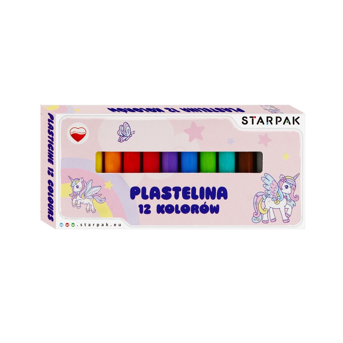 Plastelina Starpak 12 kol. Unicorn mix (536880)