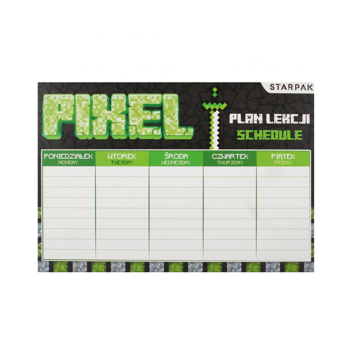 Plan lekcji Starpak Pixel game (536144)