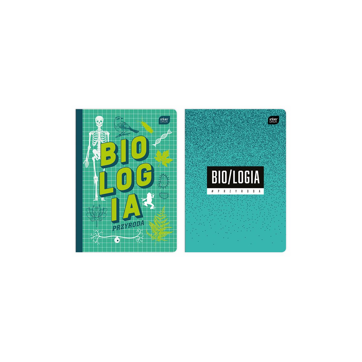 Zeszyt tematyczny Interdruk BIOLOGIA A5 60k. 70g krata (ZE60BIO)