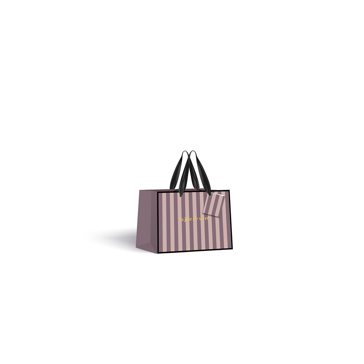 Torba prezentowa GOLD 18x23x10 A5 Interdruk (190g mała pozioma)