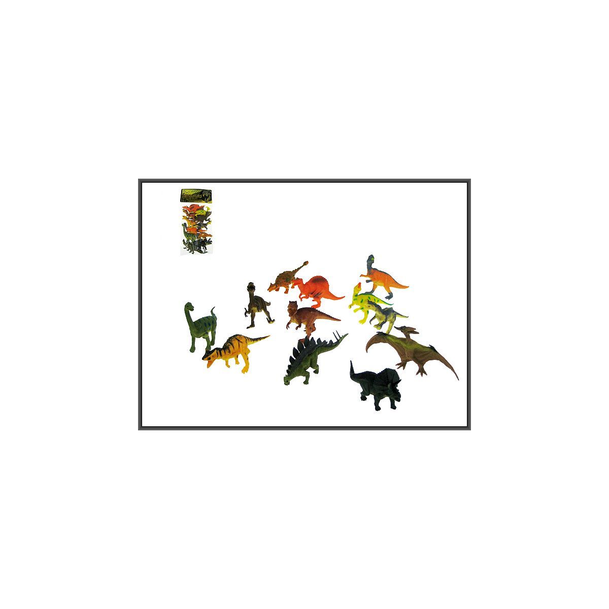 Figurka Hipo Dinozaury twarde 12-rodzajów 13cm (HHZ12)