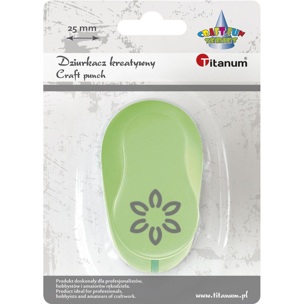 Dziurkacz ozdobny Titanum Craft-Fun Series 25mm kwiat (T-8810-2)