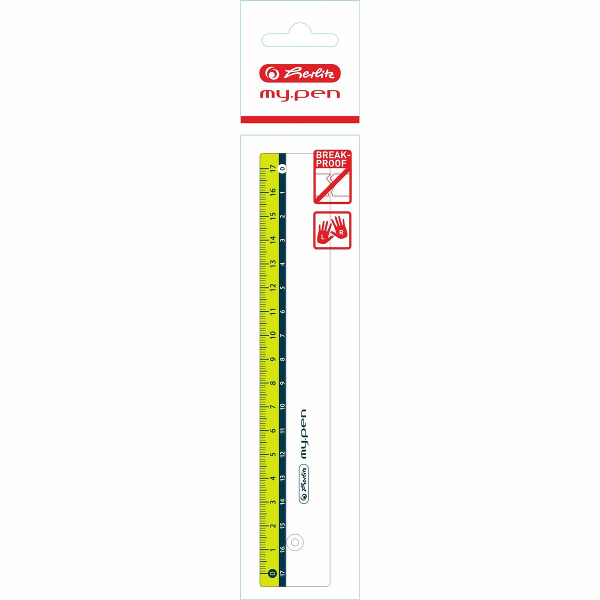 Linijka plastikowa Herlitz My Pen 9576067 17cm (300022849)