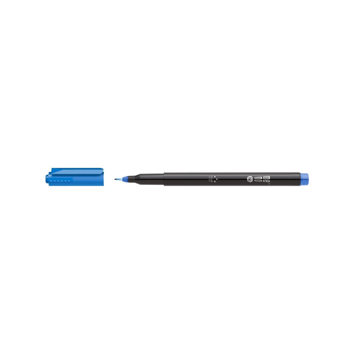 Marker permanentny Memobe niebieska niebieski 0,5mm okrągła końcówka (MM251-03)