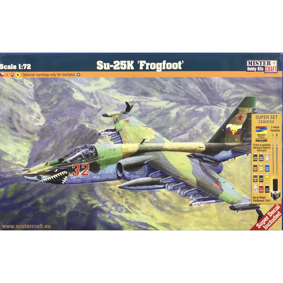 Model do sklejania Olymp Aircraft Su-25K Frogfoot (SE-10)