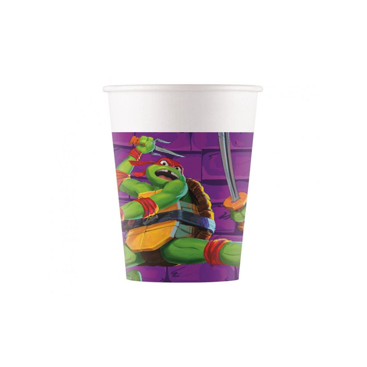 Kubek jednorazowy Godan Teenage Mutant Ninja Turtle Nickelodeon papier 200ml (96458)