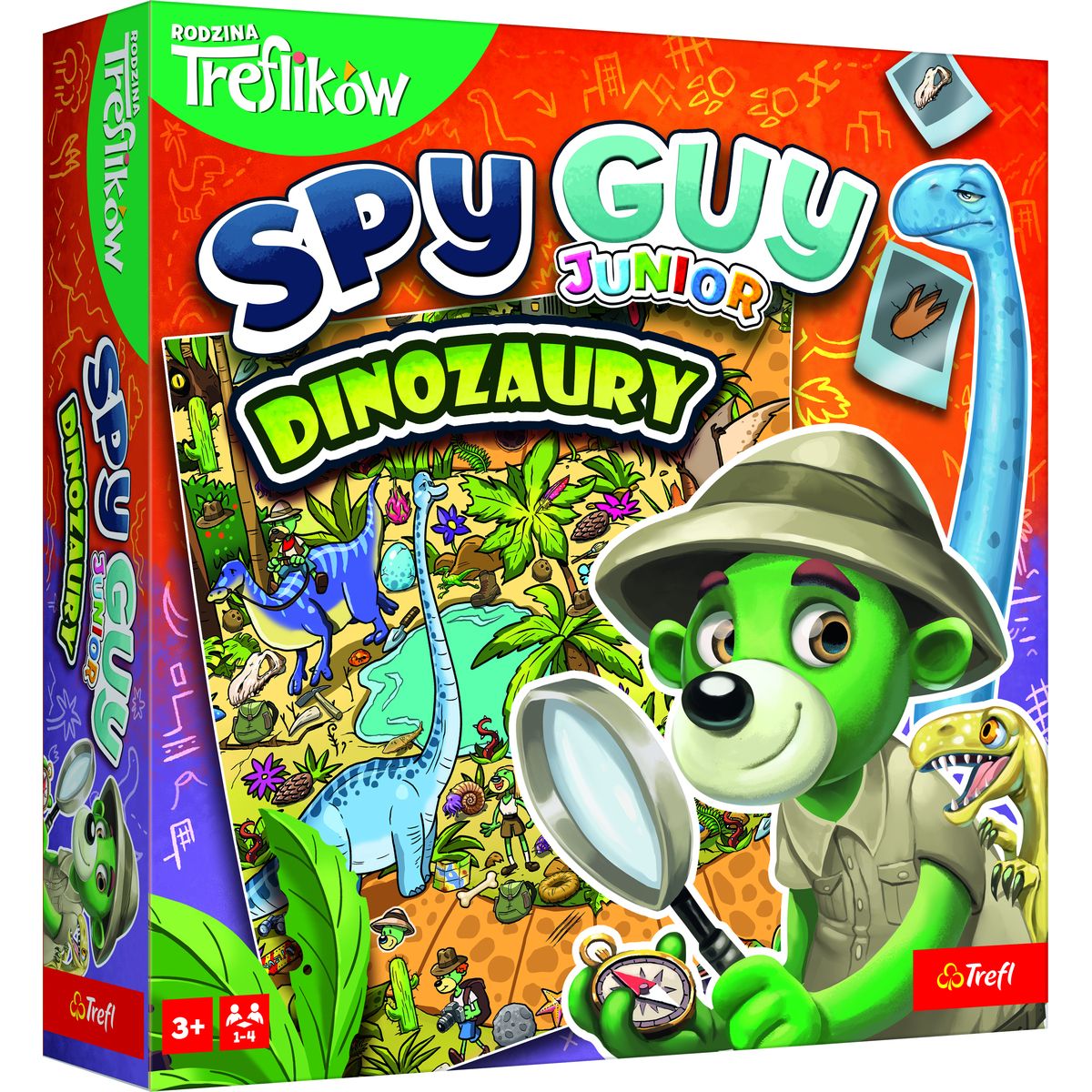 Gra strategiczna Trefl Spy Guy junior Dinozaury (02652)