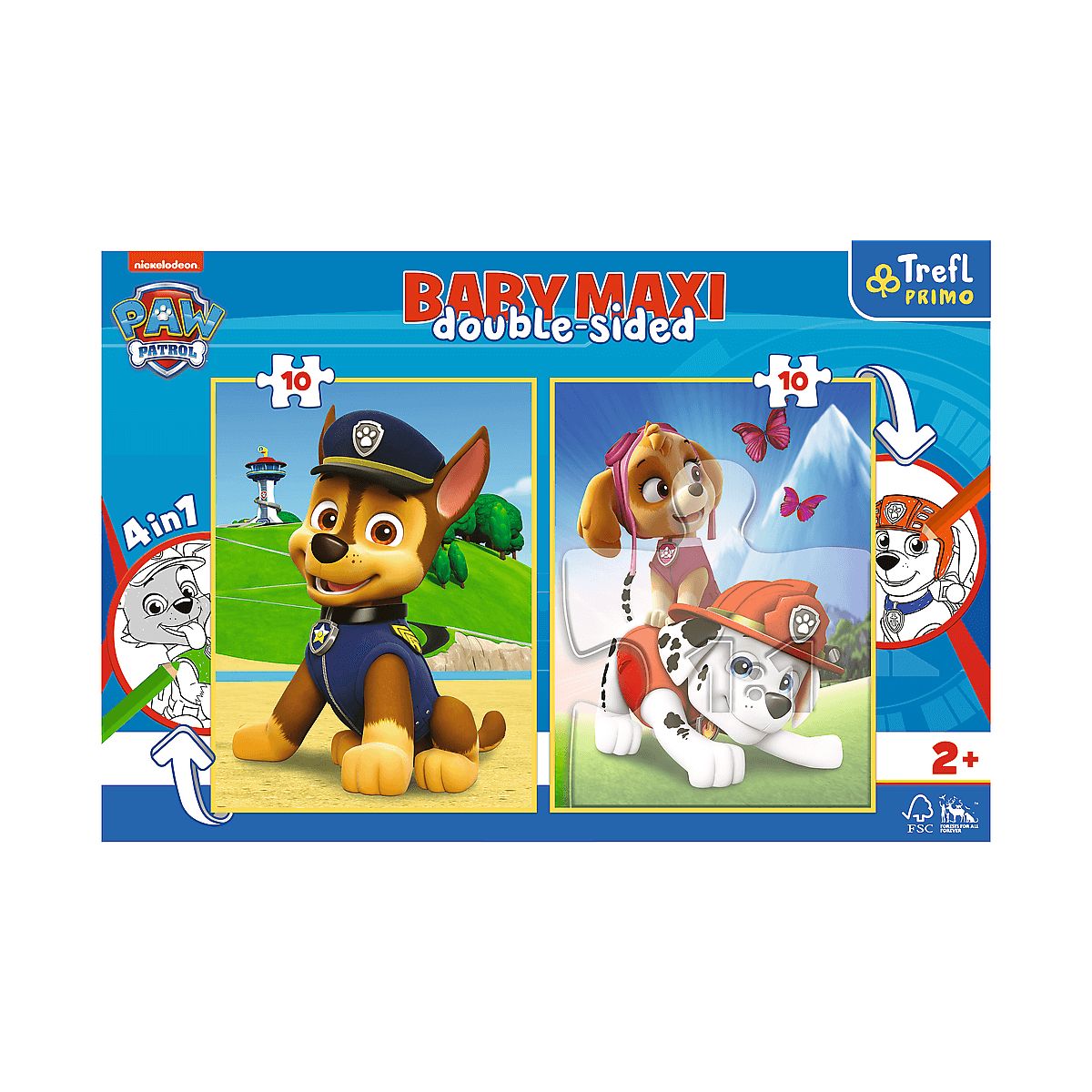 Puzzle Trefl Baby MAXI 2x10 Drużyna Paw Patro 20 el. (43003)