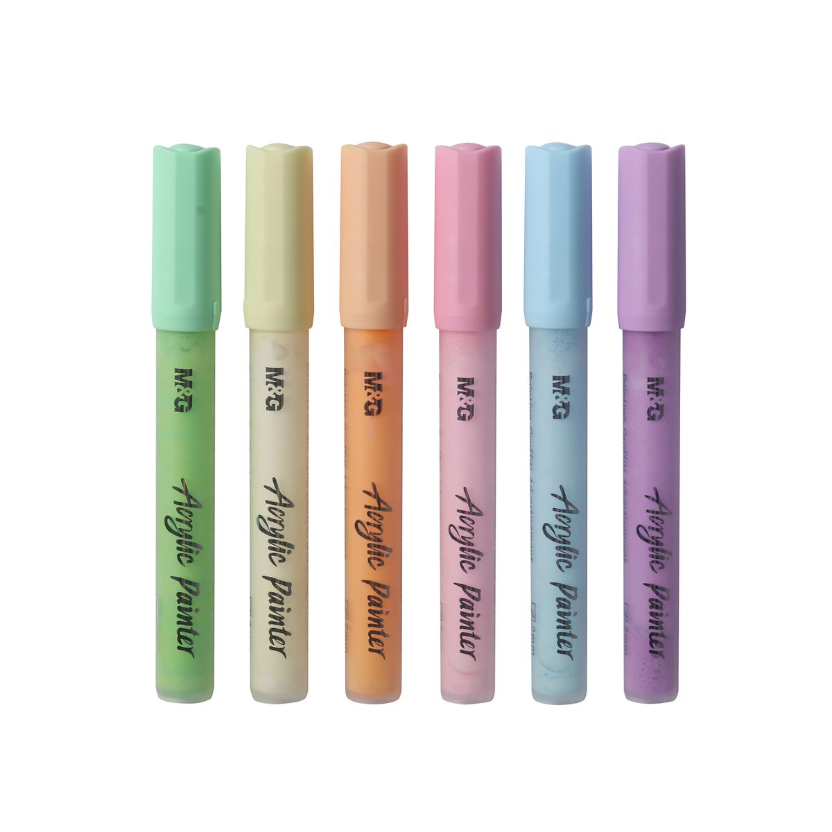 Marker specjalistyczny Pastelowe markery akrylowe Happy Color (MG APL976P4 WP6)