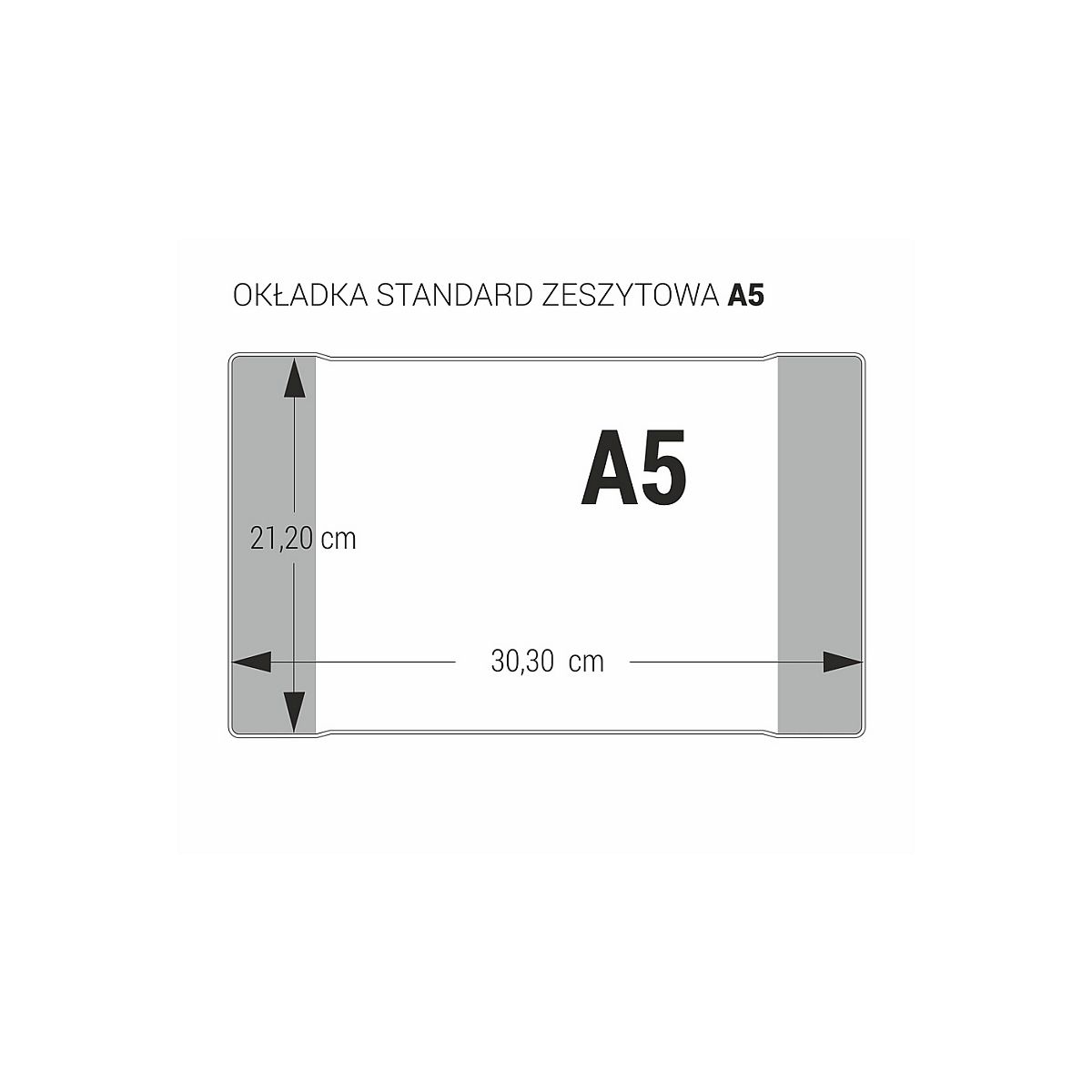 Okładka Biurfol zeszytowa A5 [mm:] 212x303 (OZK-01)