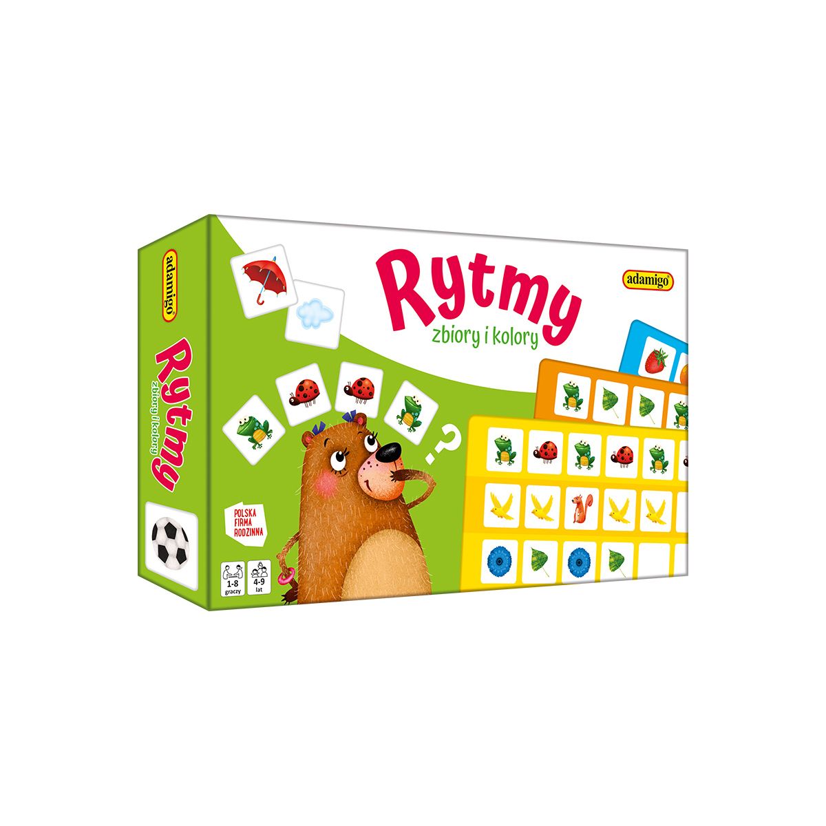 Gra edukacyjna Adamigo Rytmy zbiory i kolory