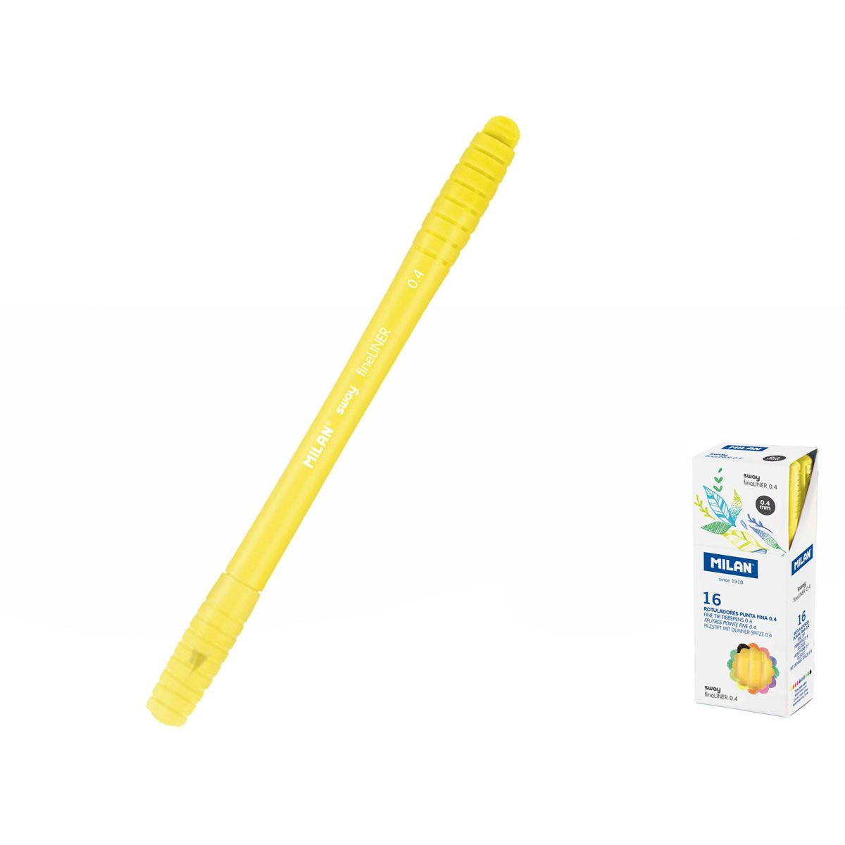Cienkopis Milan Sway żółty 0,4mm 1kol. (610041619)