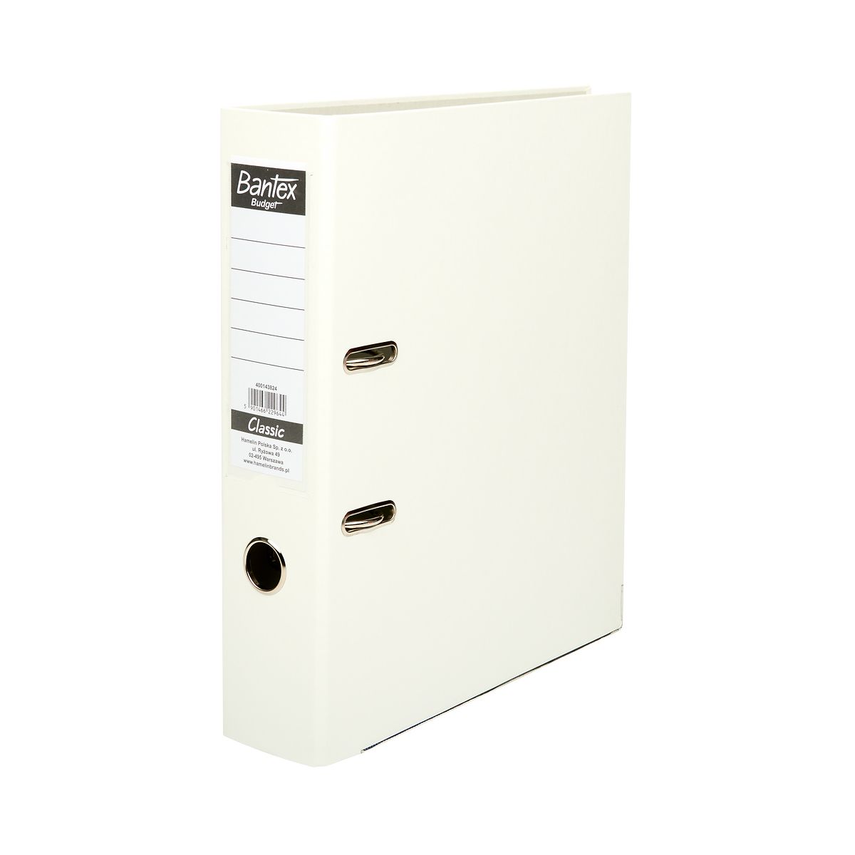 Segregator dźwigniowy Bantex Classic A4 75mm biały (400143824)