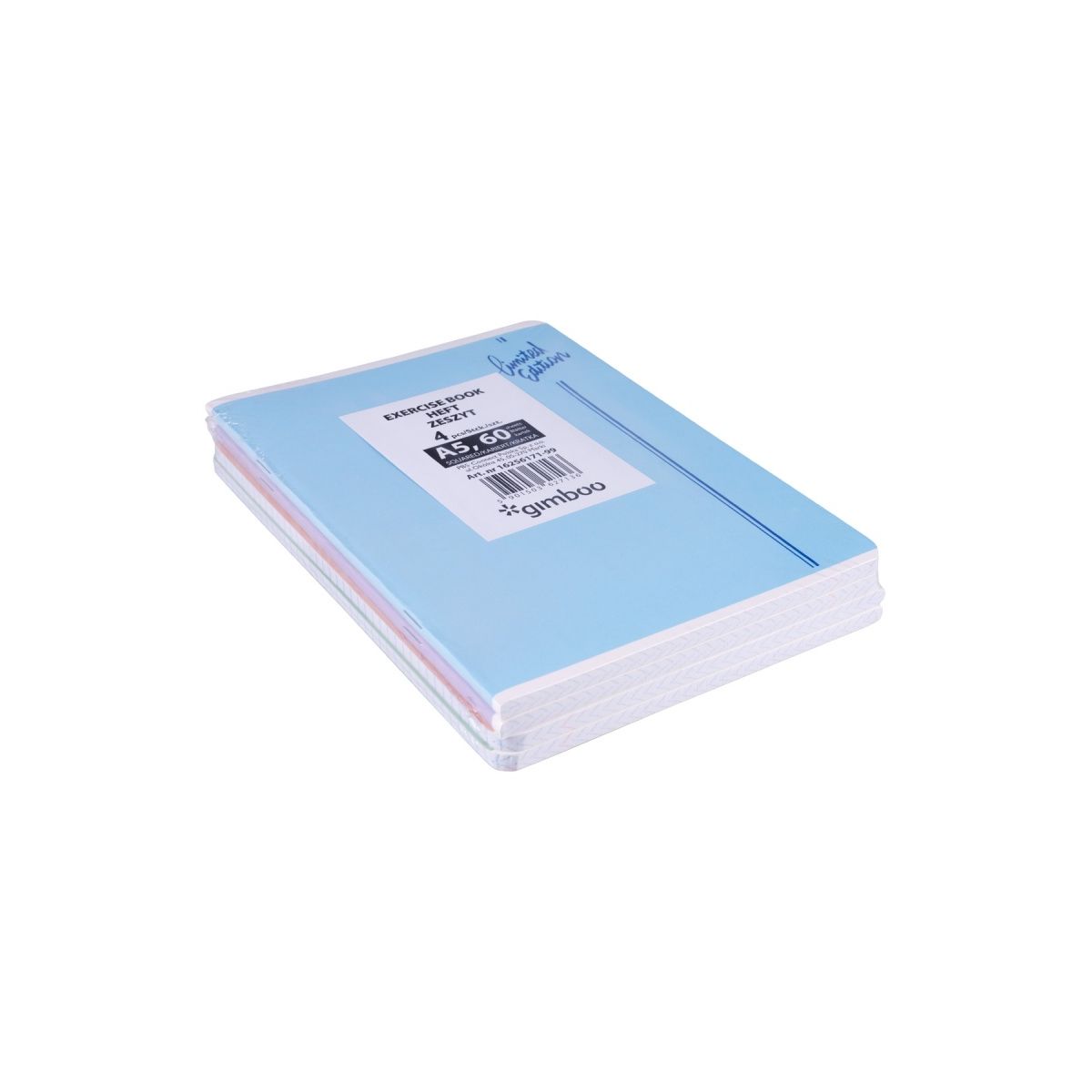 Zeszyt Gimboo A5 60k. 70g kratkax208 (16256171-99)