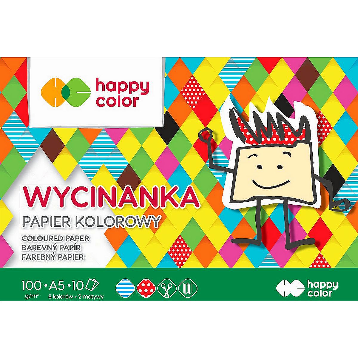 Blok artystyczny Happy Color 10 ark happy color A5 100g 10k (HA 3710 1520-A10)