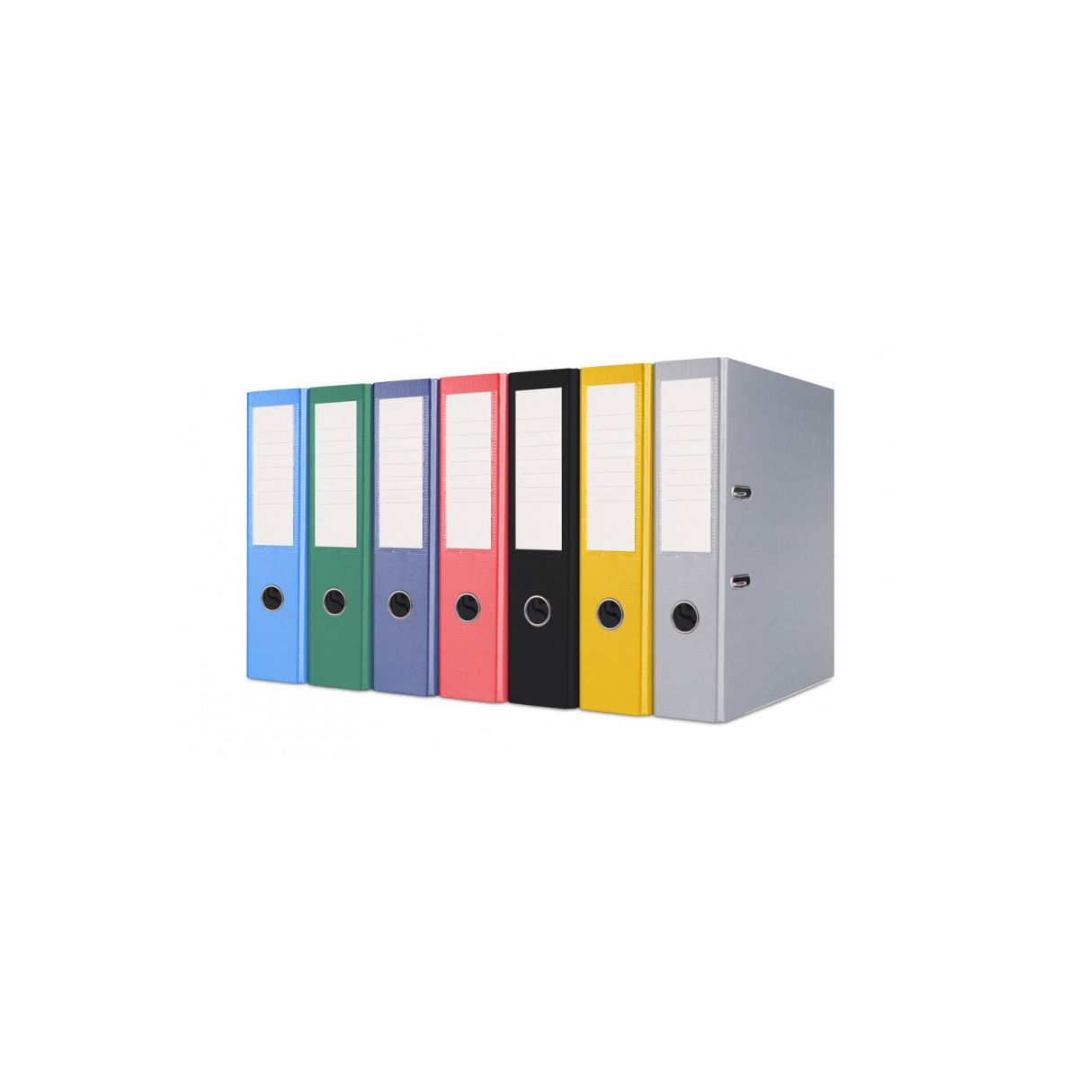Segregator dźwigniowy Basic z szyną A4 75mm zielony (21024221-02)