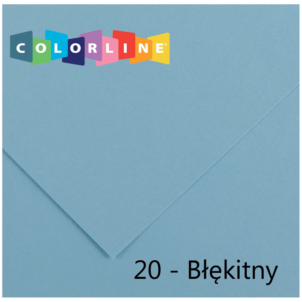 Brystol Canson Colorline 20 błękitny 150g 10k [mm:] 500x650 (200041396)