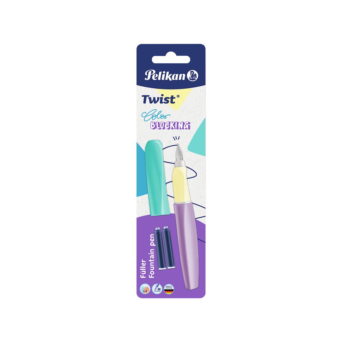 Pióro wieczne Pelikan Twist color blocking (300010113)