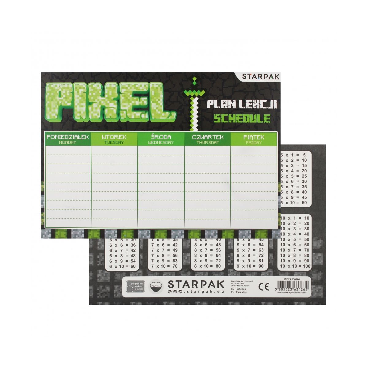 Plan lekcji Starpak Pixel game (536144)