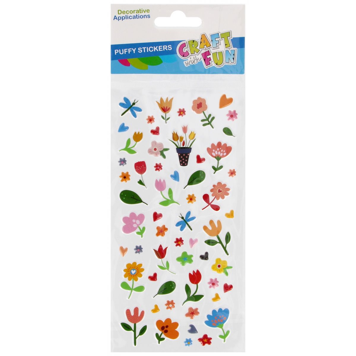 Naklejka (nalepka) Craft With Fun Kwiaty (555443)