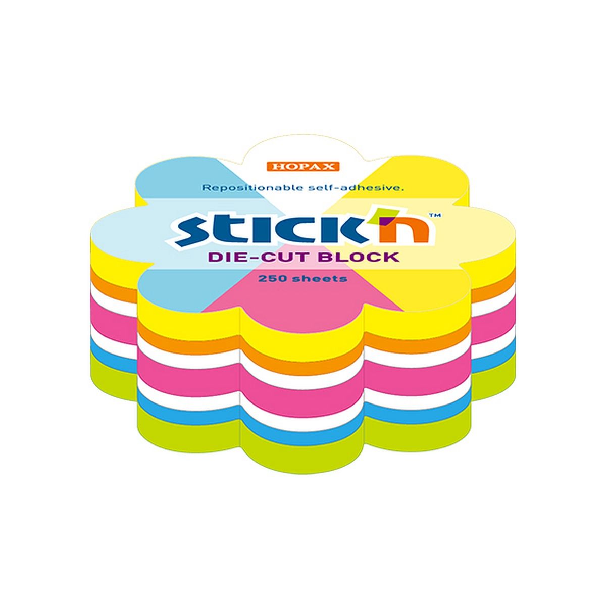 Notes samoprzylepny Stick'n mix 250k [mm:] 67x67 (21833)