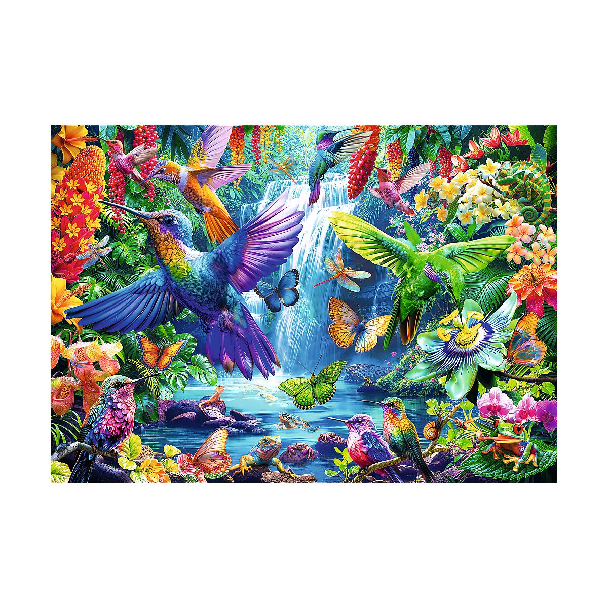 Puzzle Trefl Kolibry w tropikach 1000 el. (10880)