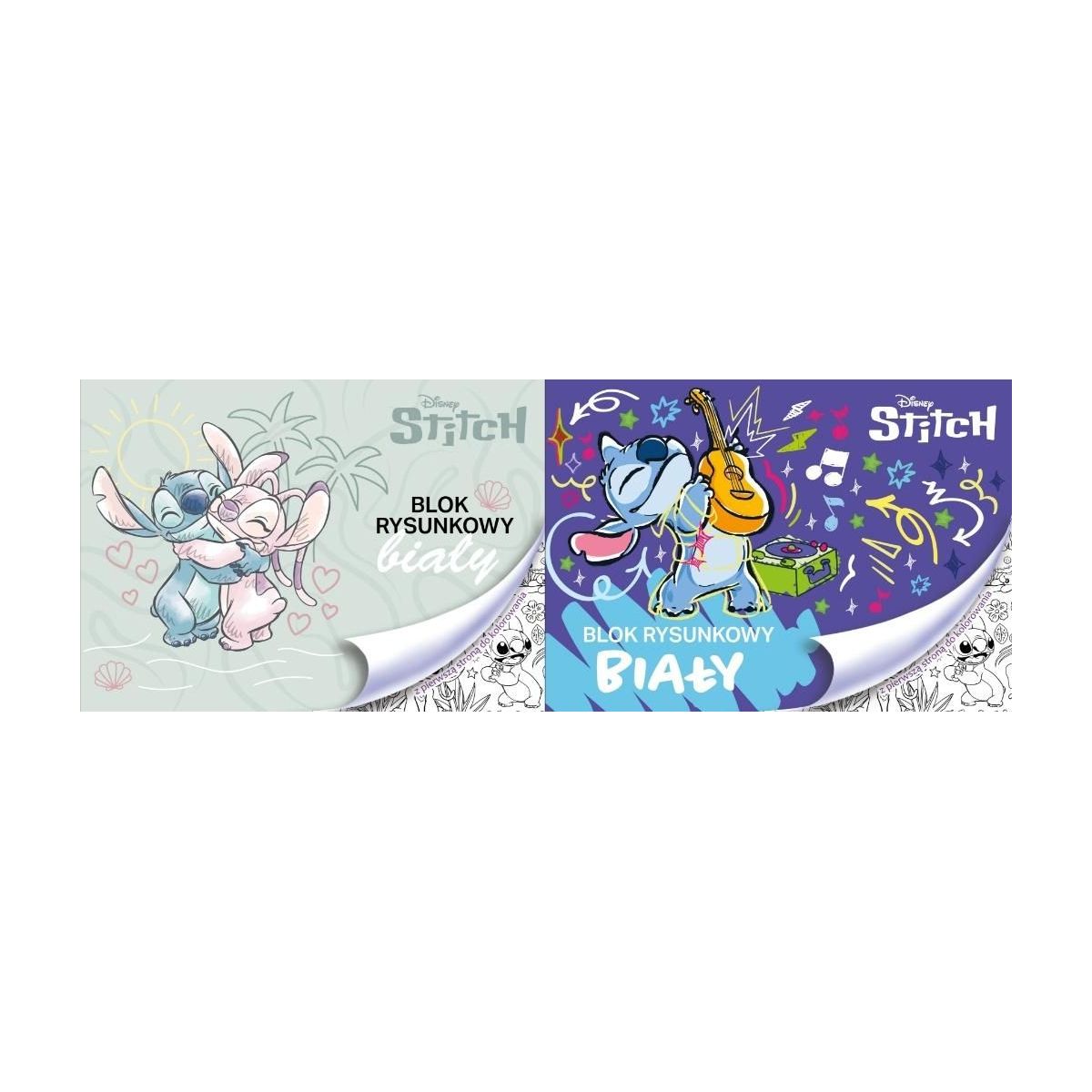Blok rysunkowy Beniamin Stitch A4 biały 20k (0415)