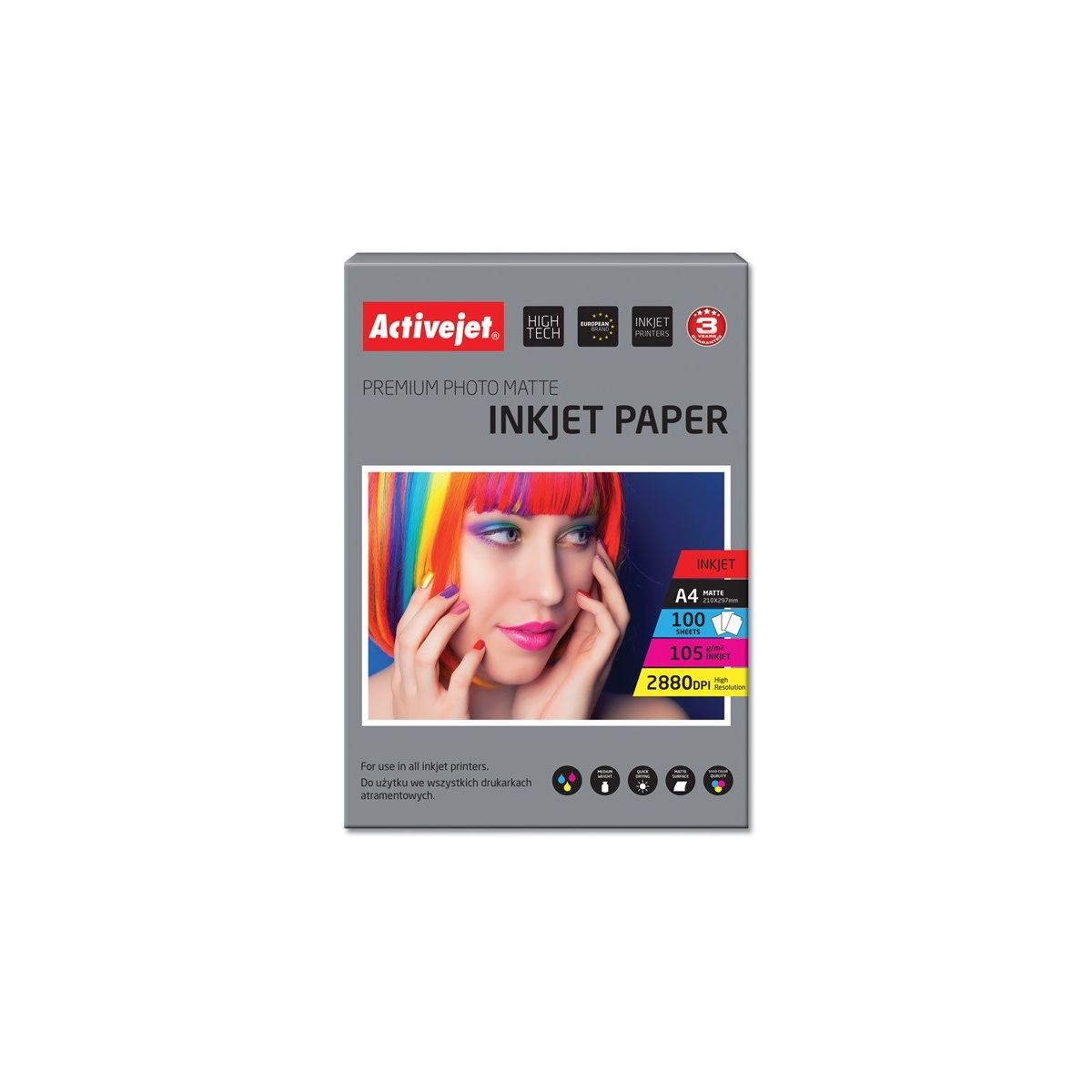 Papier foto Activejet AP4-105M100 (EXPACJPAP0022)