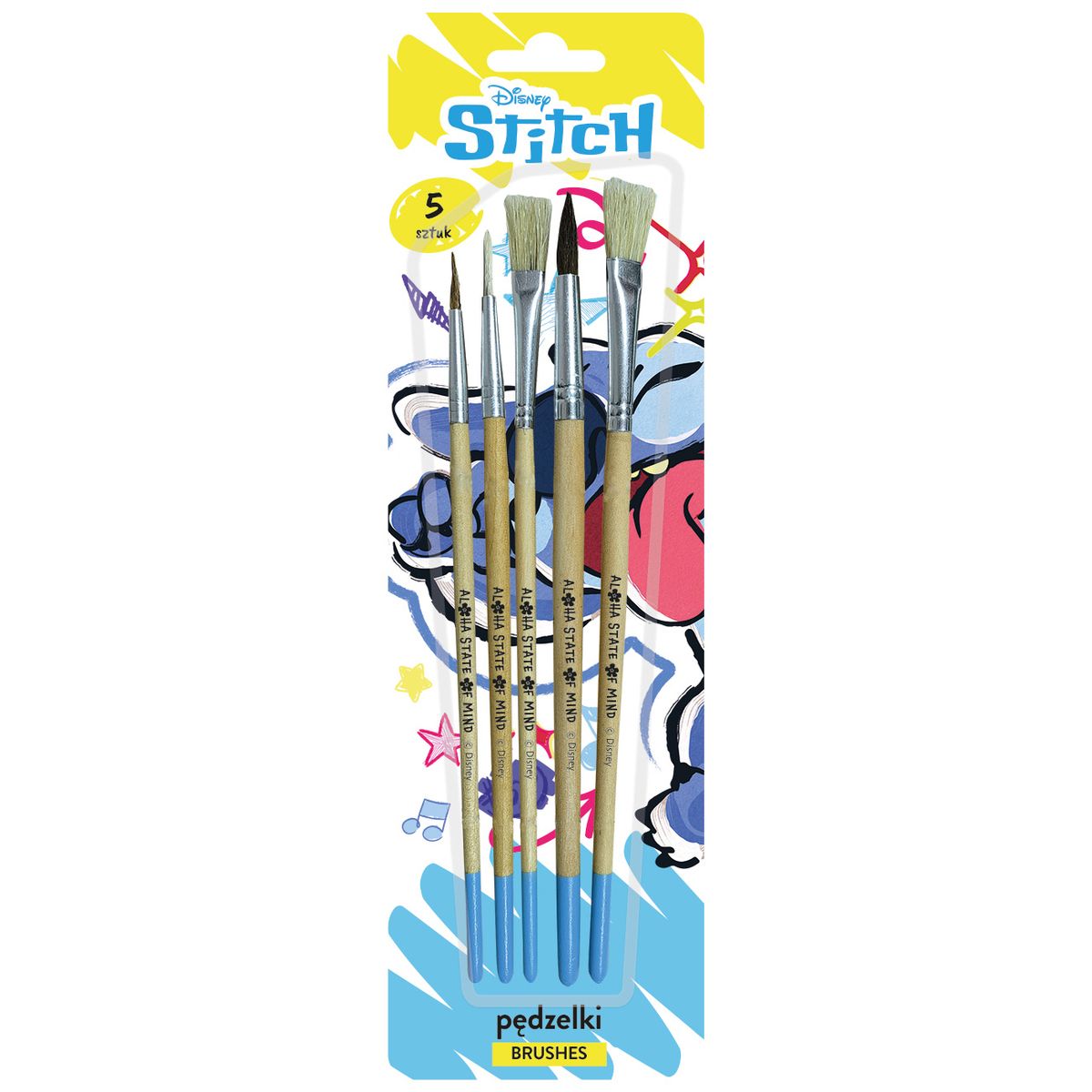 Pędzel (nd) Stitch z naturalnego włosia nr mix (0910)