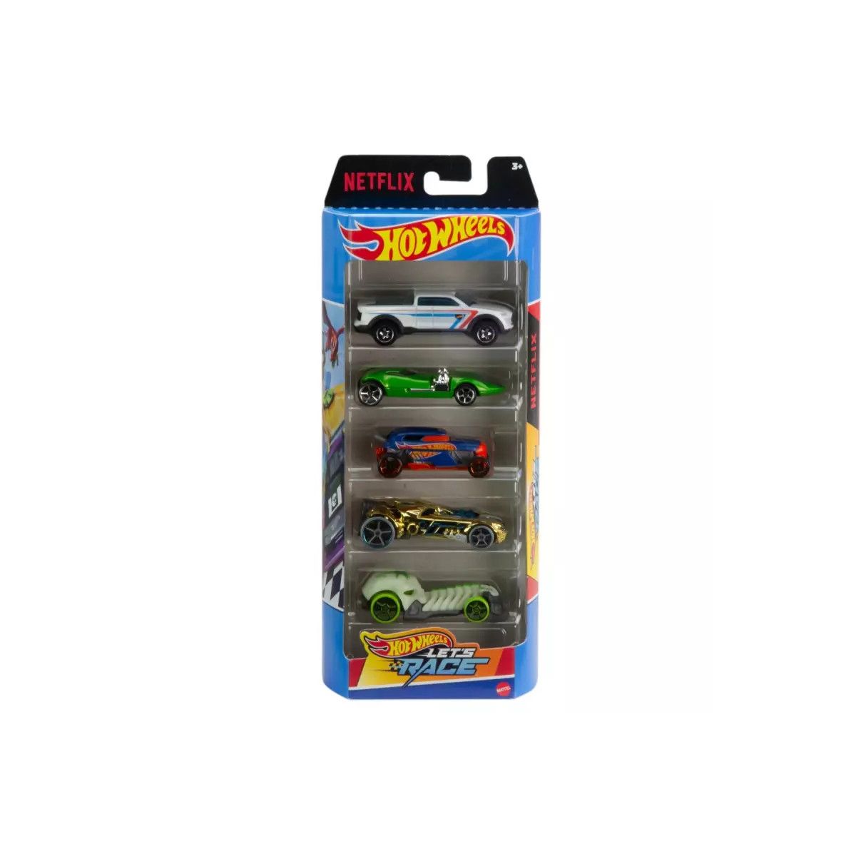 Samochód Hot Wheels metalowy 5-pak na start (HXM17)