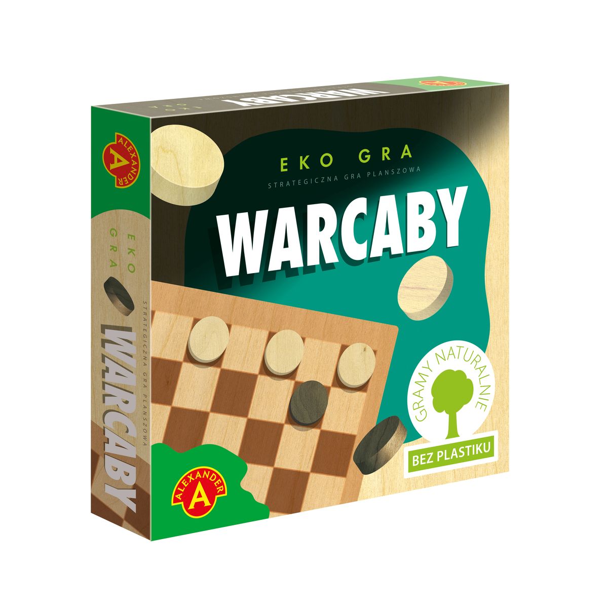 Gra planszowa Alexander Eko Warcaby warcaby (2380)