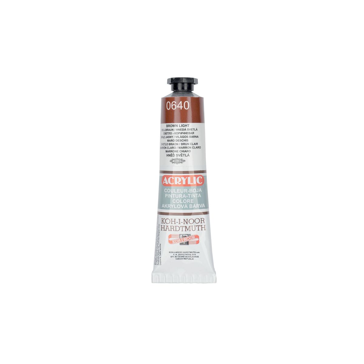 Farba akrylowa Koh-I-Noor brązowa kolor: brązowy 40ml