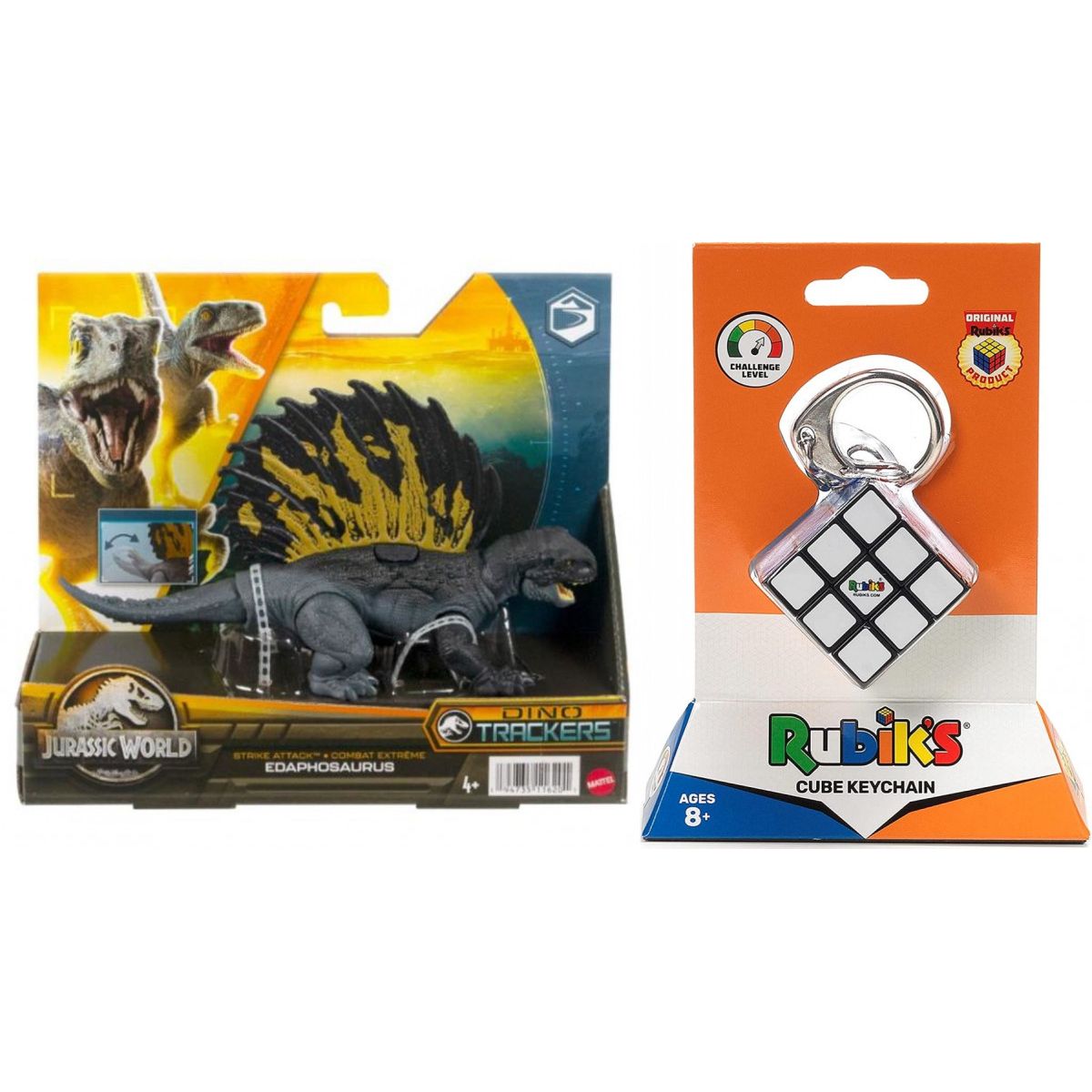 Pakiet PROMOCJA Mattel Dinozaur Jurassic Atak + KOSTKA RUBIKA BRELOK 3X3 Hln63+6064001 (498543+500060)