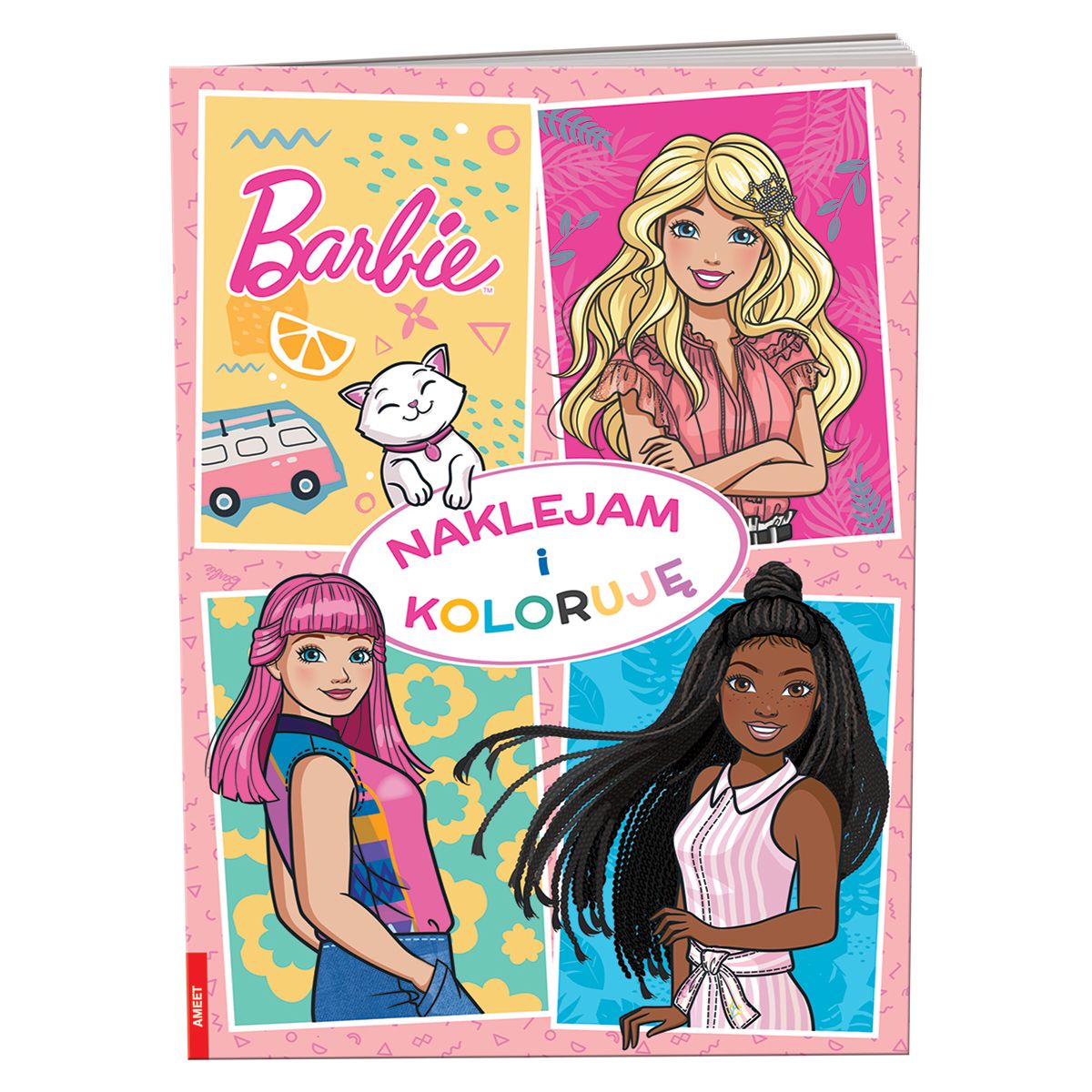 Książka dla dzieci Ameet Barbie™. Naklejam i Koloruję