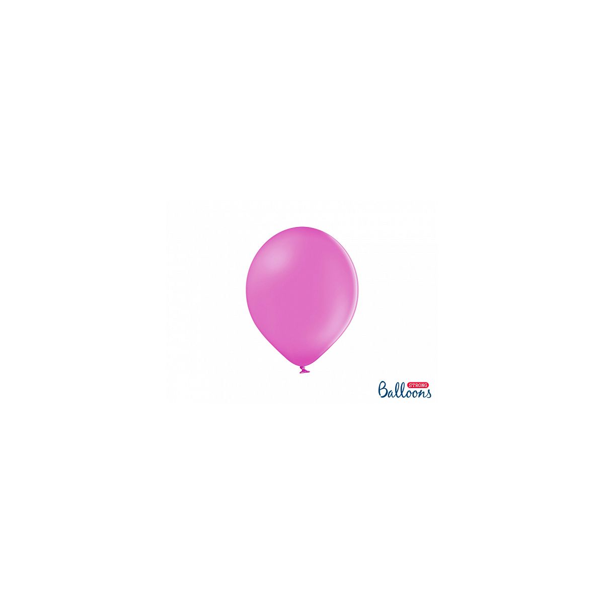 Balon gumowy Strong Baloons Pastel Fuchsia 1op/100sztuk pastelowy 100 szt fioletowy 270mm (SB12P-080)