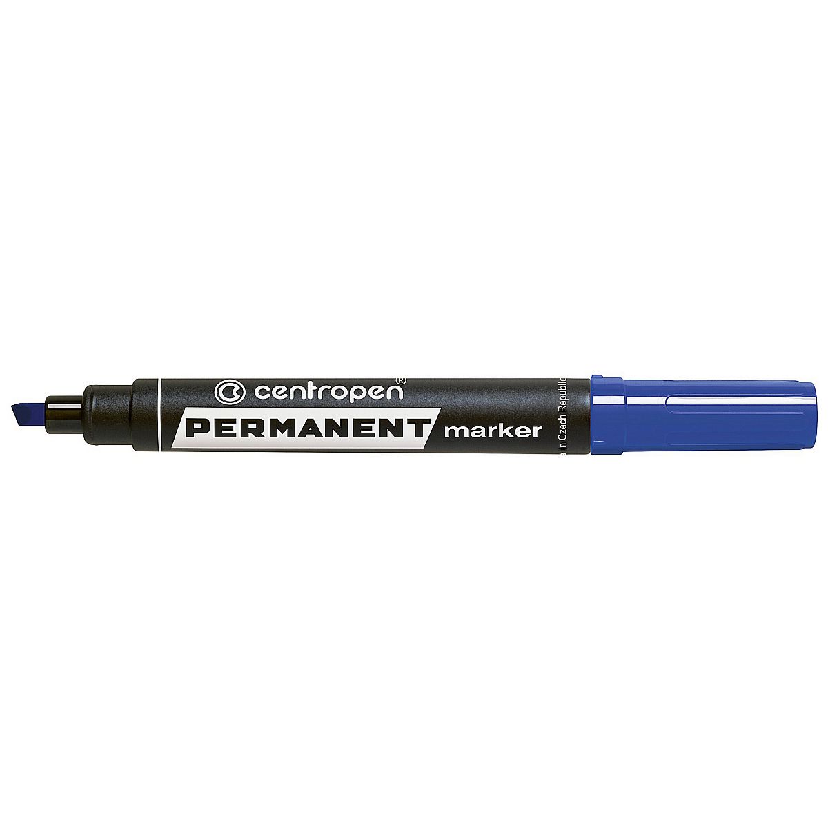 Marker permanentny Centropen 8576 niebieski 2,0-5,0mm ścięta końcówka