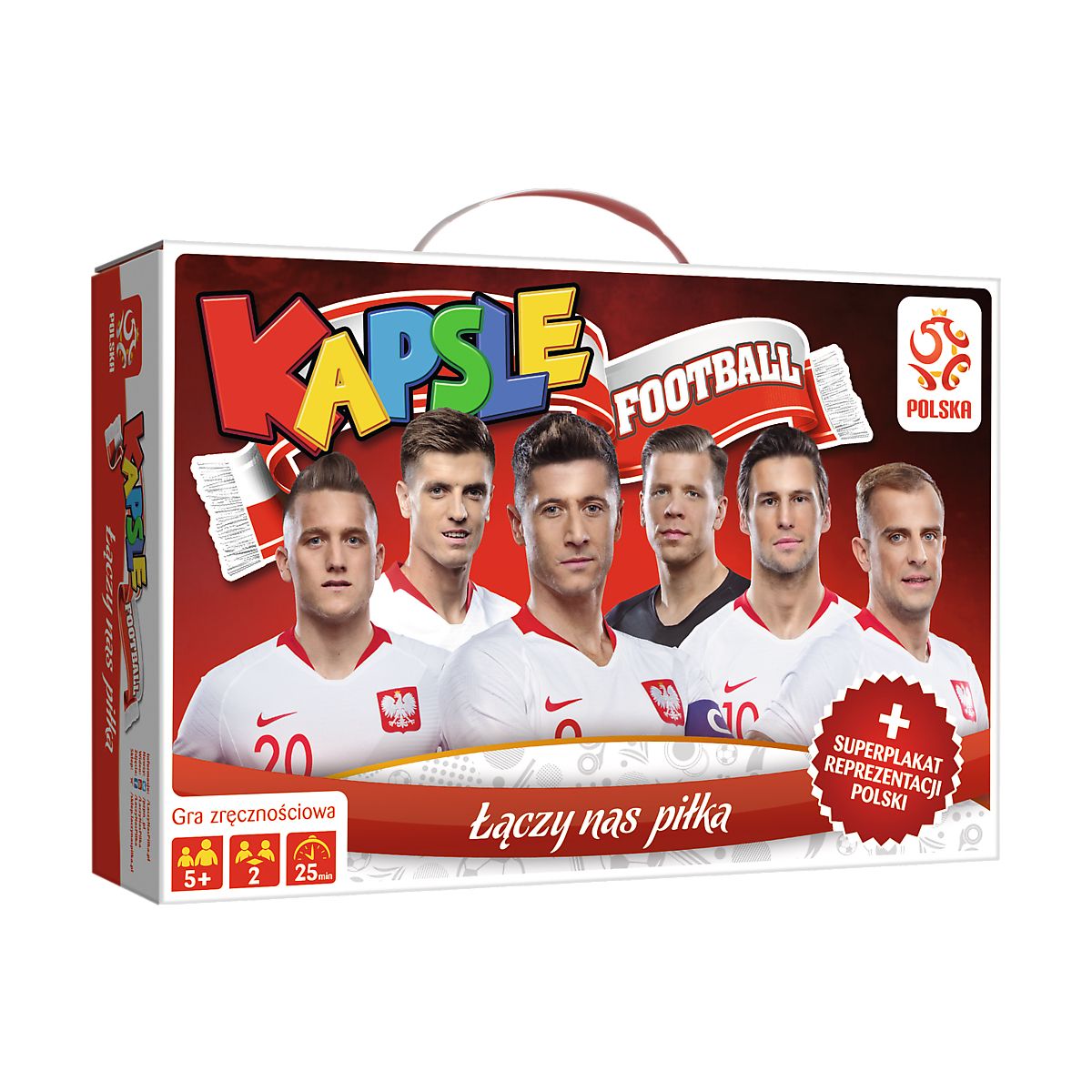 Gra zręcznościowa Trefl Kapsle Football PZPN kapsle football (01899)